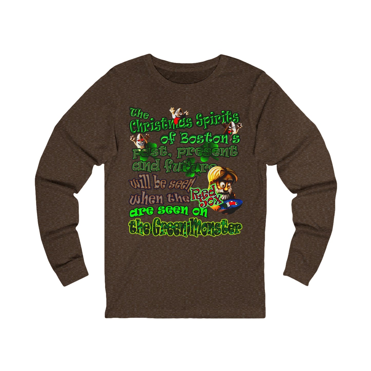 christmas spirits of boston - Unisex Jersey Long Sleeve Tee