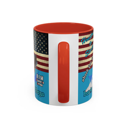 shoot for the stars - Accent Mug (turquoise)
