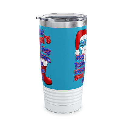 santa's shoes - Ringneck Tumbler, 20oz (turquoise)