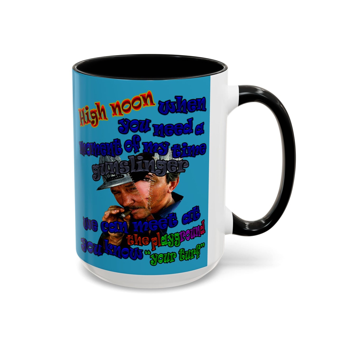 high noon - Accent Mug (turquoise)
