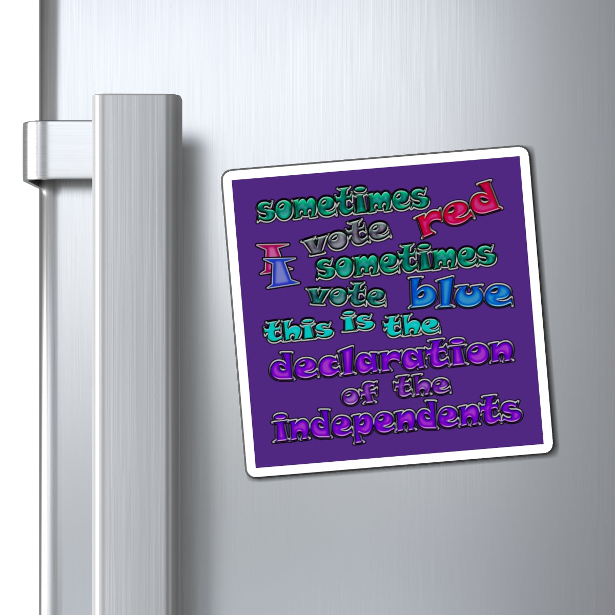 declaration of the independents - Magnets - (purple)