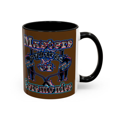em cee squared - Accent Mug (brown)
