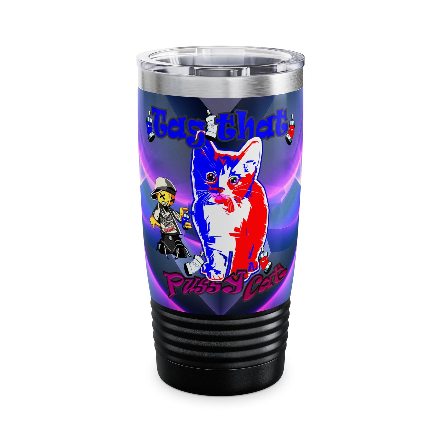 tag that - Ringneck Tumbler, 20oz (grey-pink wave)