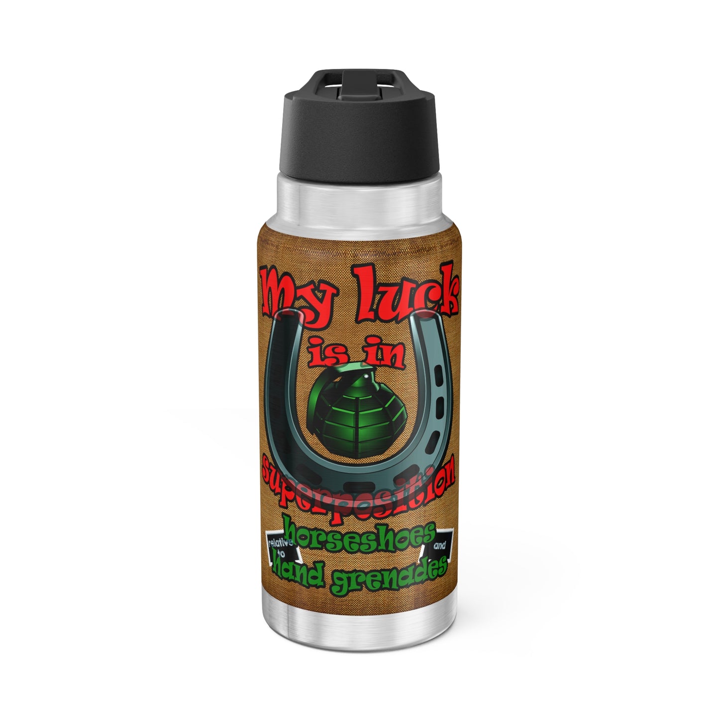 my luck - Gator Tumbler, 32oz  (brown papyrus)