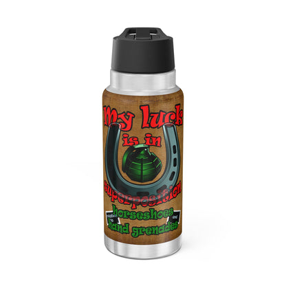 my luck - Gator Tumbler, 32oz  (brown papyrus)