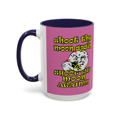 shoot the moon again - Accent Mug (light pink)
