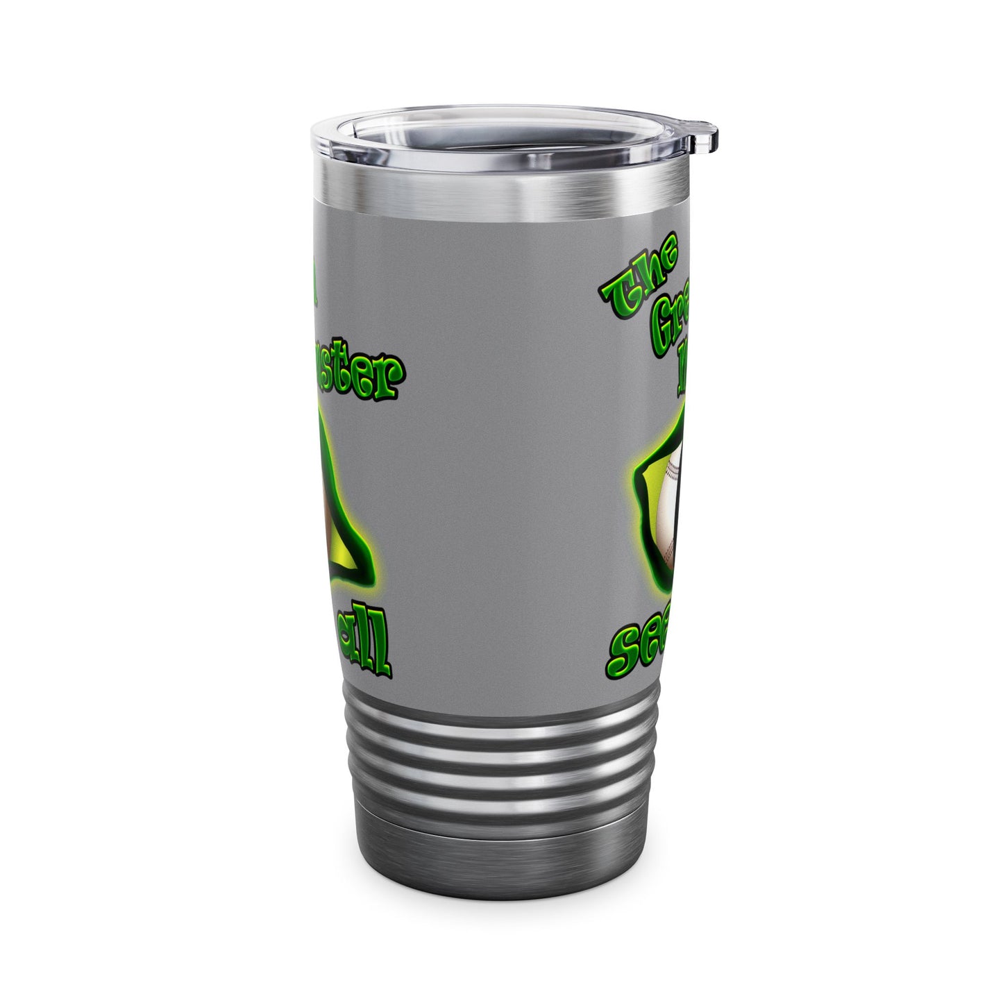 green monster - Ringneck Tumbler, 20oz (grey)