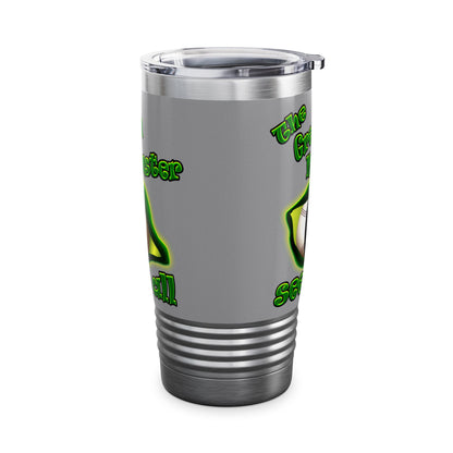 green monster - Ringneck Tumbler, 20oz (grey)