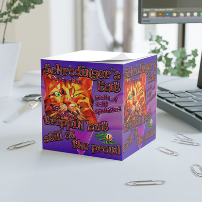 schrodinger's cat - note cube (purple-pink wave)