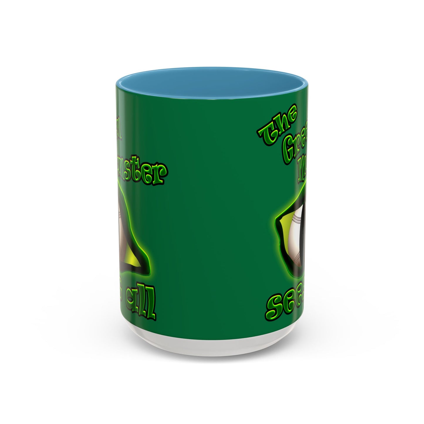 green monster - Accent Mug (dark green)
