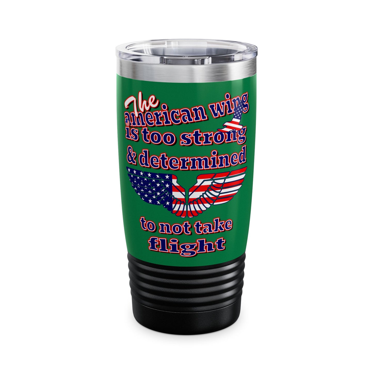 american wing - Ringneck Tumbler, 20oz (dark green)