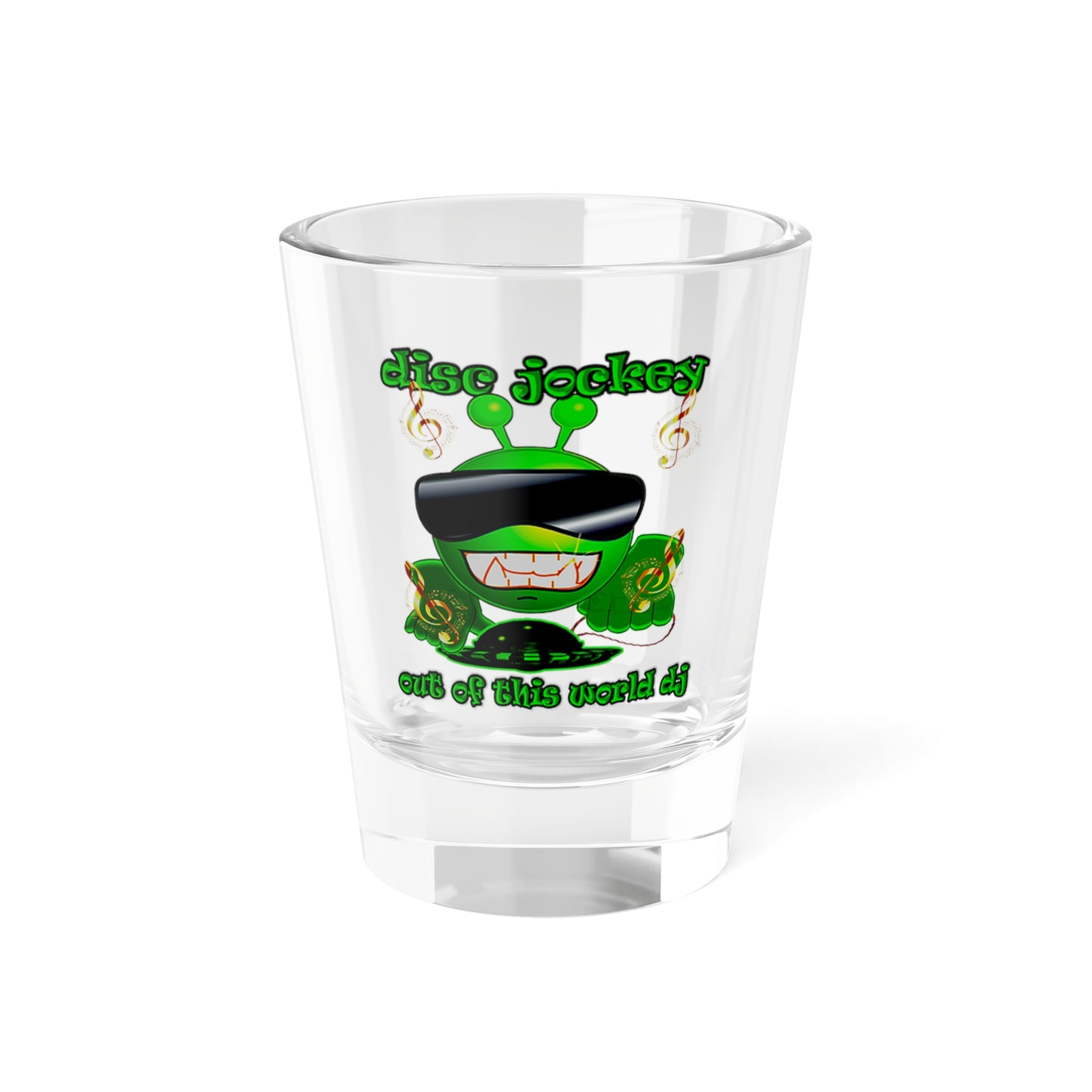 disc jockey - Shot Glass