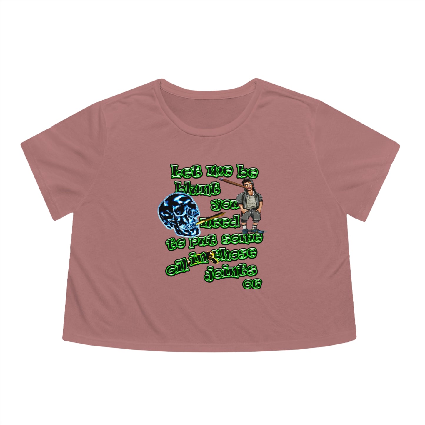 og - Women's Flowy Cropped Tee