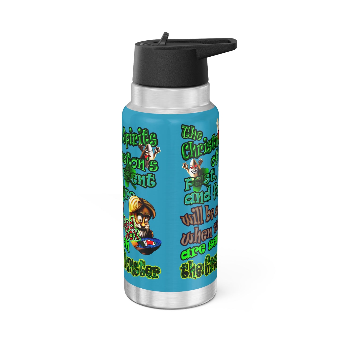 christmas spirits of boston - Gator Tumbler, 32oz (turquoise)