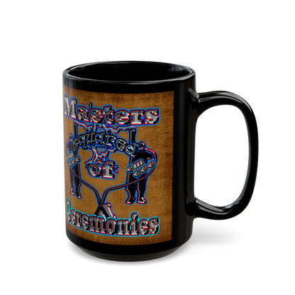 em cee squared - Black Mug (brown papyrus)