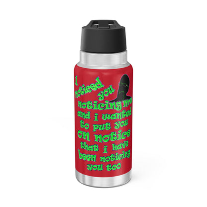 noticed you noticing - Gator Tumbler, 32oz (dark red)
