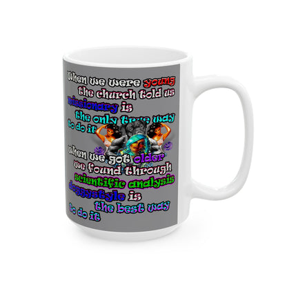 doggystyle - White Mug (grey)