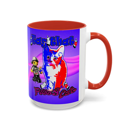 tag that - Accent Mug (purple-pink wave)