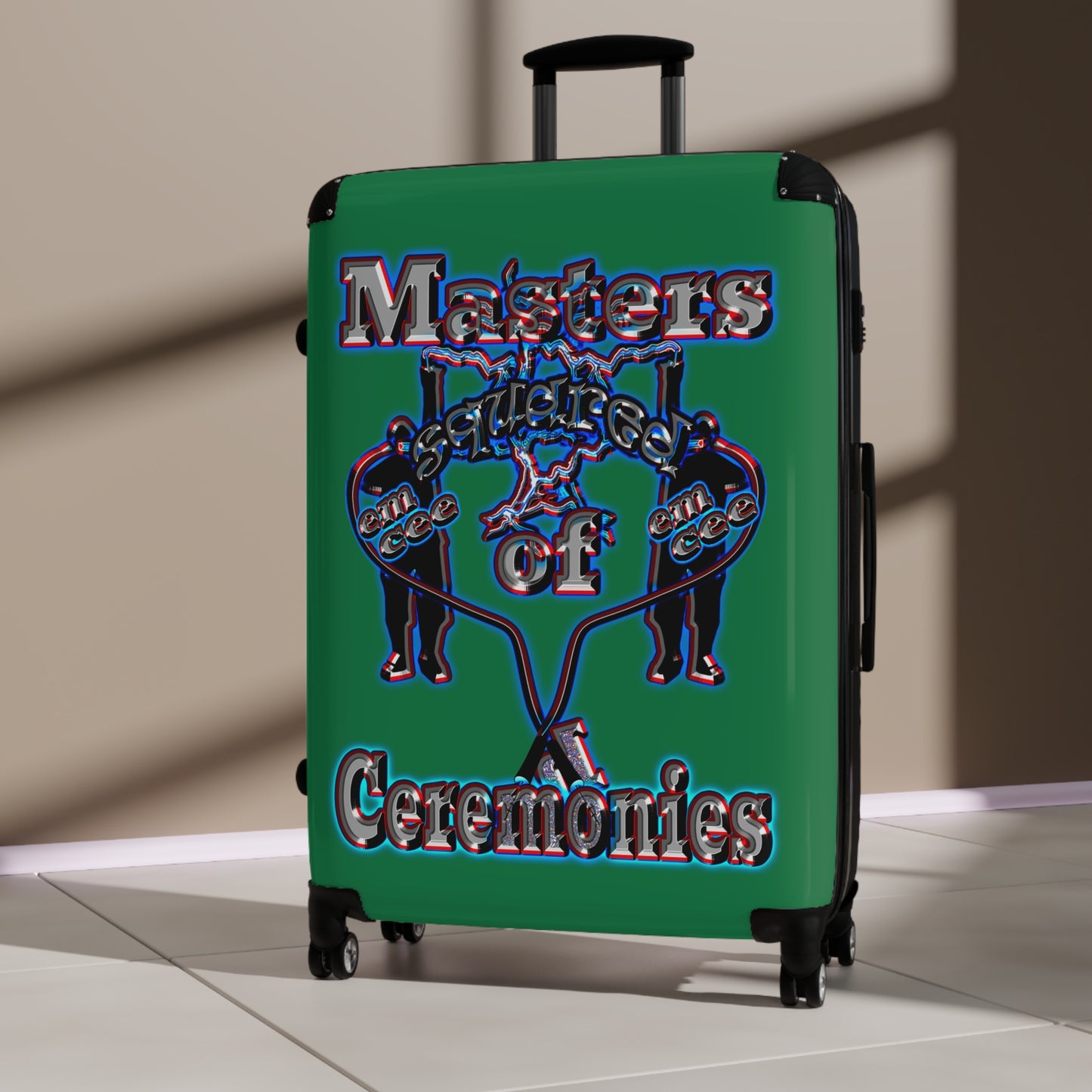 em cee squared - Suitcase (dark green)
