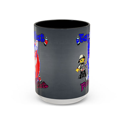 tag that - Accent Mug (grey-light grey)