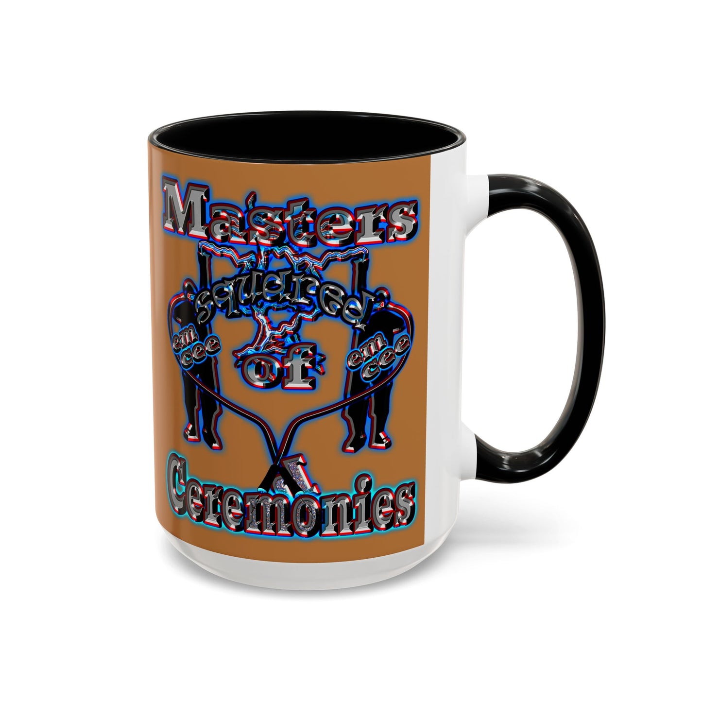 em cee squared - Accent Mug (light brown)