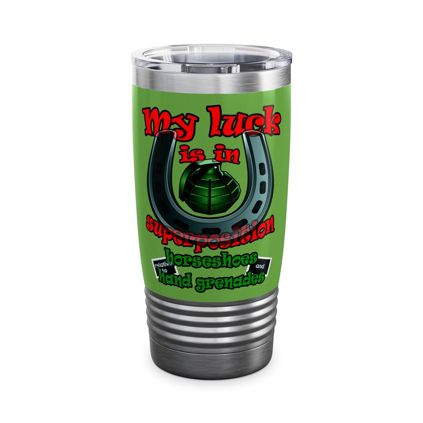 my luck - Ringneck Tumbler, 20oz (green)