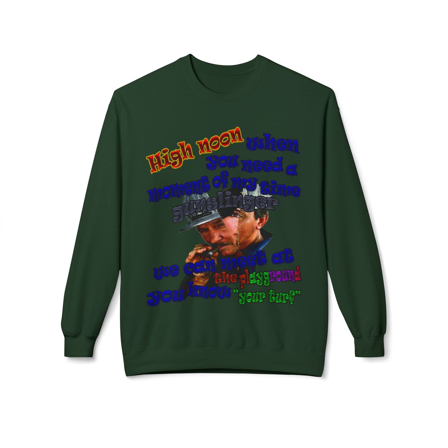 high noon - Unisex Midweight Softstyle Fleece Crewneck Sweatshirt