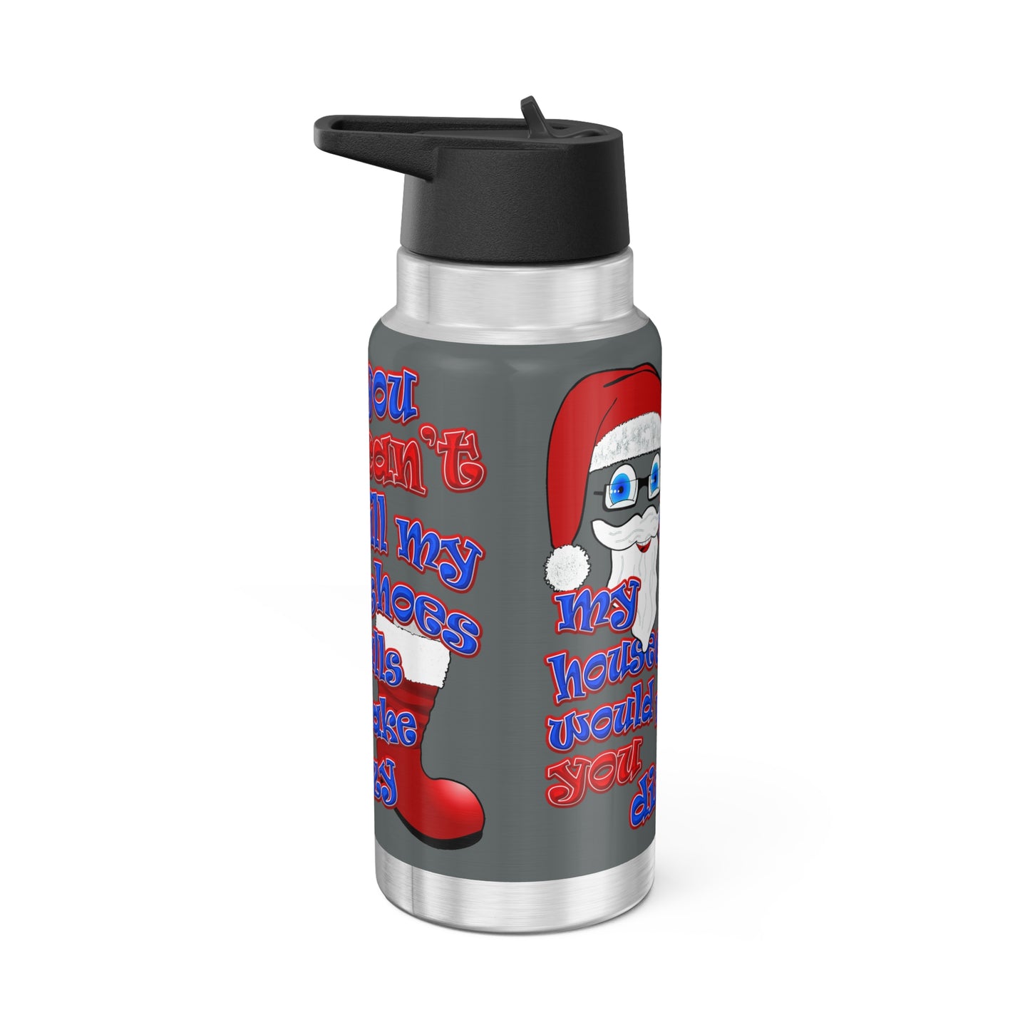 santa's shoes - Gator Tumbler, 32oz (dark grey)