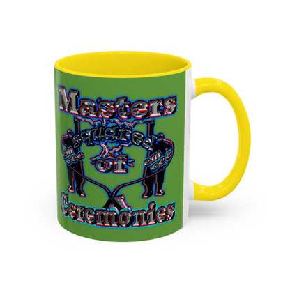 em cee squared - Accent Mug (green)