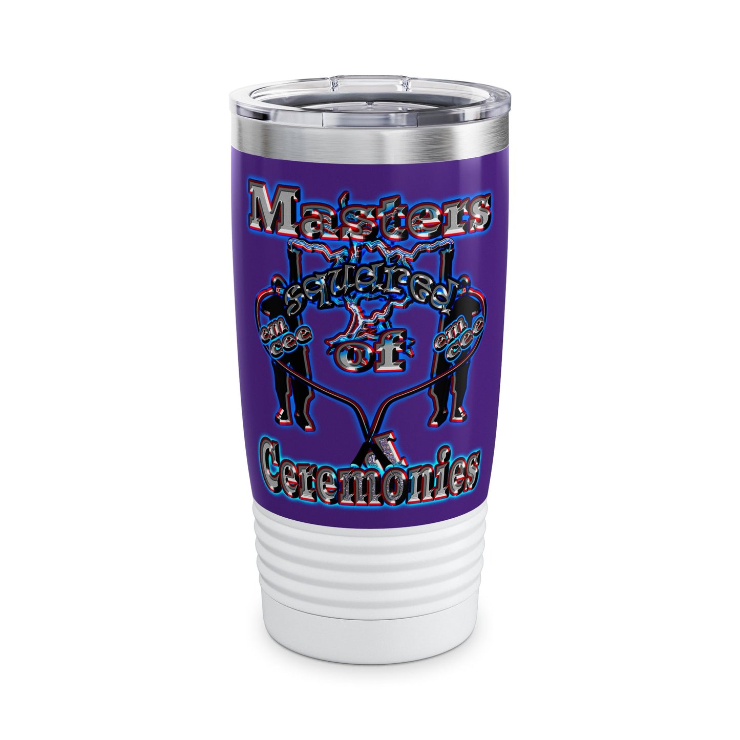 em cee squared - Ringneck Tumbler, 20oz (purple)