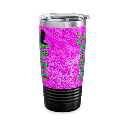noticed you noticing - Ringneck Tumbler, 20oz (pink swirl)