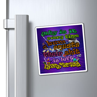 the bum's shit - Magnets - (purple wave)