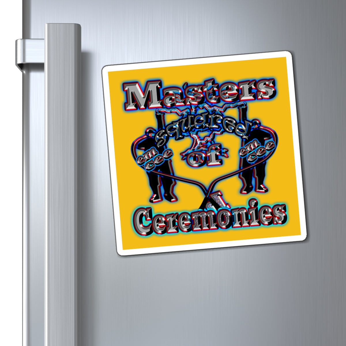 em cee squared - Magnets - (yellow)