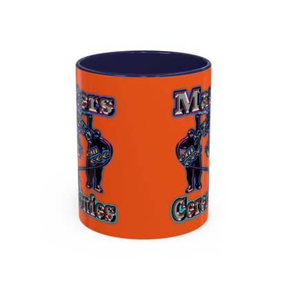 em cee squared - Accent Mug (orange)