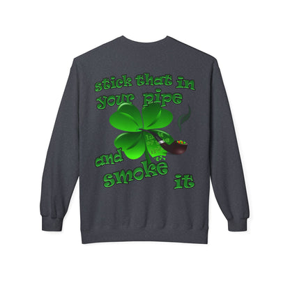 celtics logo - Unisex Midweight Softstyle Fleece Crewneck Sweatshirt