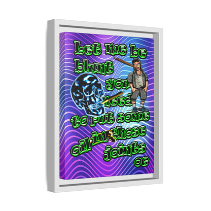 og - framed canvas art (purple wave)