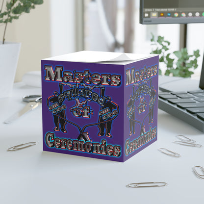 em cee squared - note cube (purple)