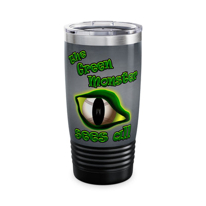 green monster - Ringneck Tumbler, 20oz (grey-light grey)