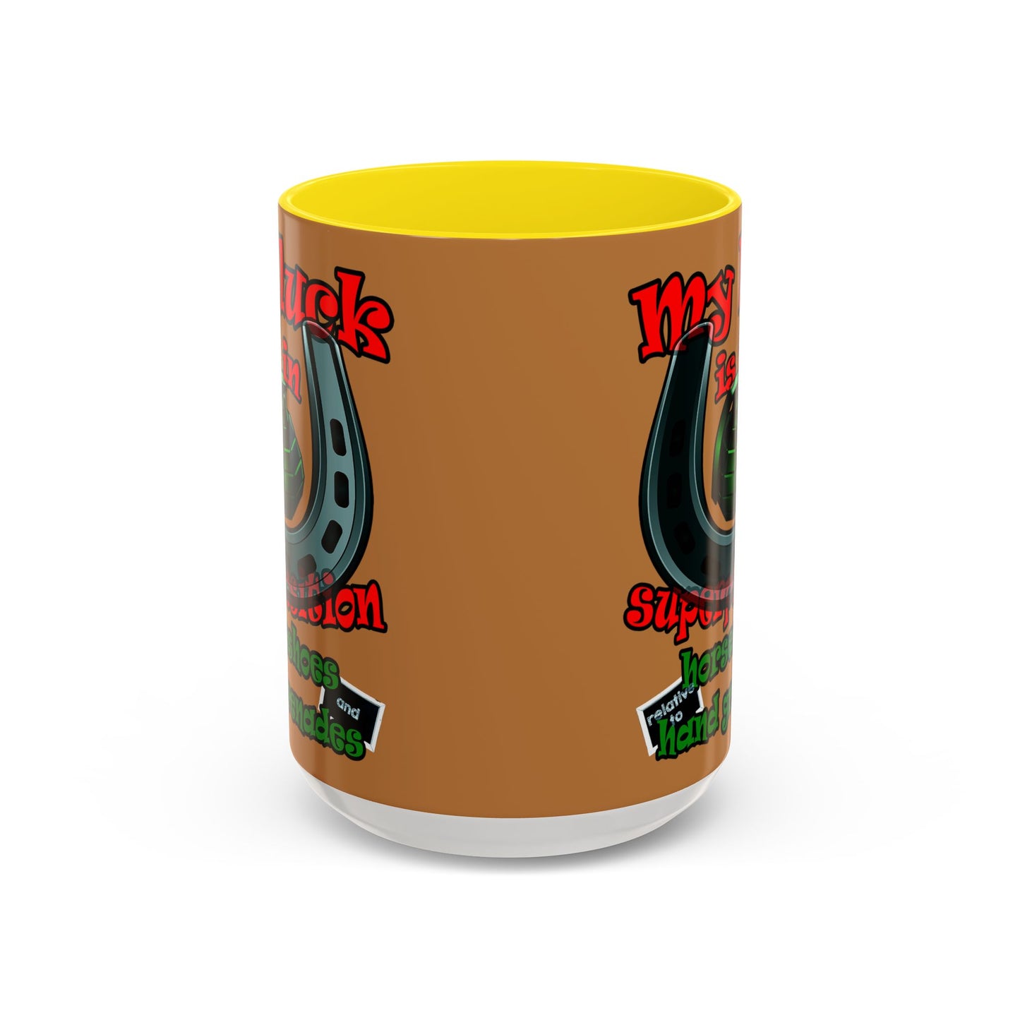 my luck - Accent Mug (light brown)