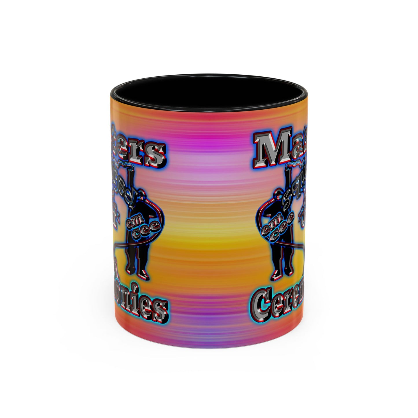 em cee squared - Accent Mug (color blur)
