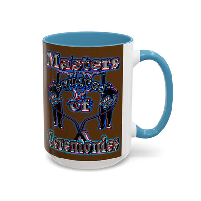 em cee squared - Accent Mug (brown)