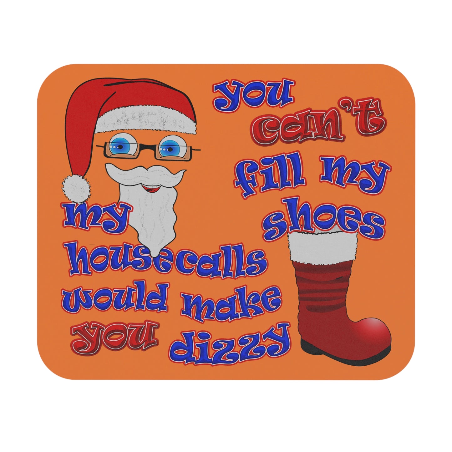 santa's shoes - Mouse Pad (Rectangle) (crusta)
