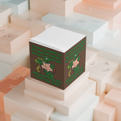 turtle race - note cube (brown)