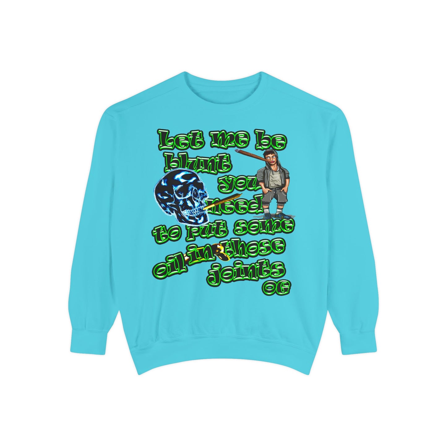 og - Unisex Garment-Dyed Sweatshirt
