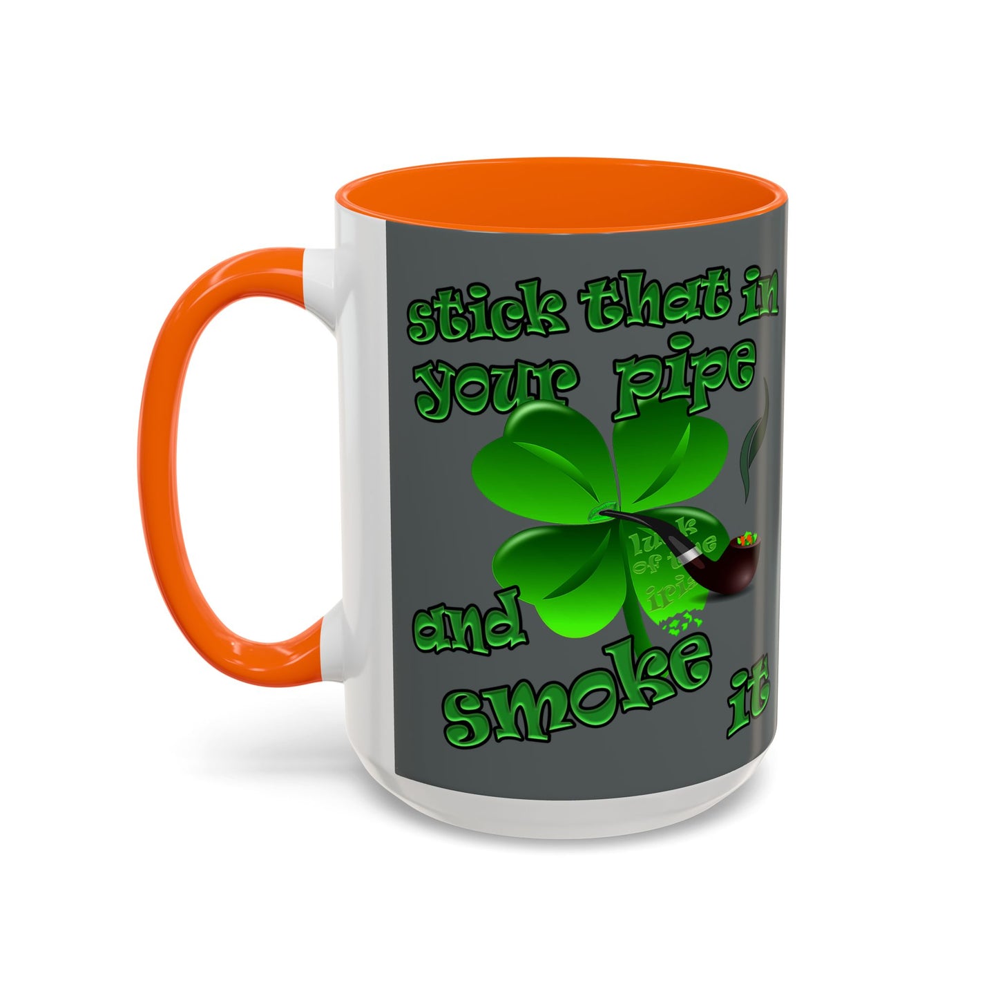 celtics logo - Accent Mug (dark grey)