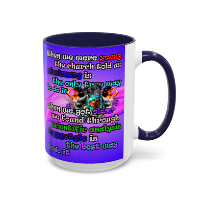 doggystyle - Accent Mug (purple-pink wave)
