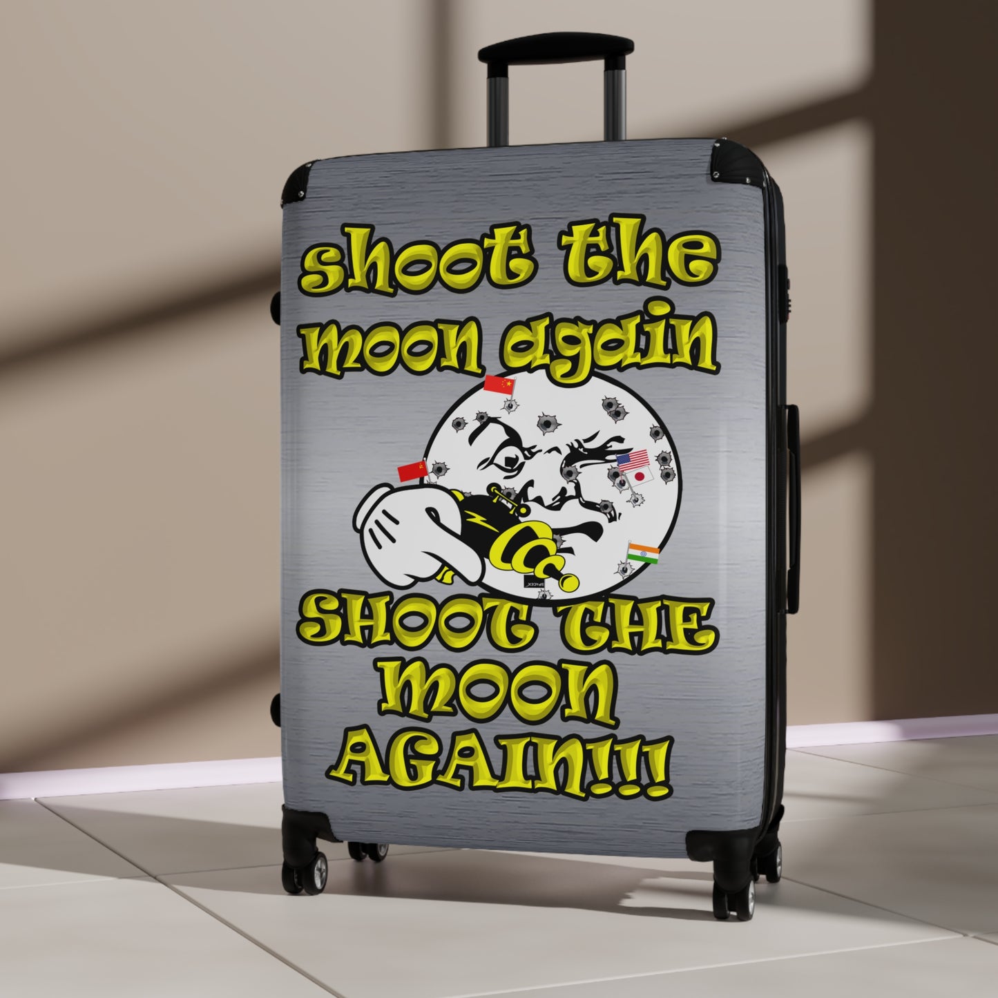 shoot the moon again - Suitcase (brushed nickel)