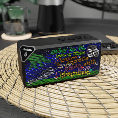 the bum's shit - Jabba Bluetooth Speaker ('snoops' background)