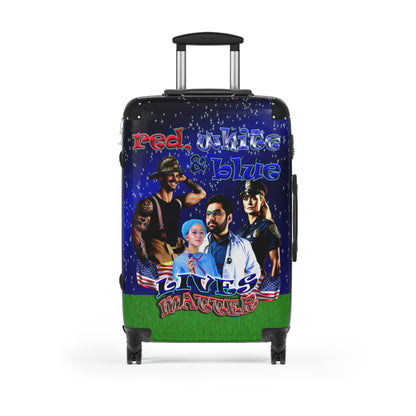rw&b lives matter - Suitcase ('snoops' background)