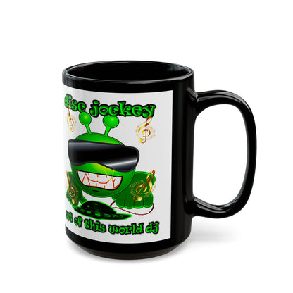 disc jockey - Black Mug (white)